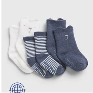 NWT Baby Gap Organic Socks (3-pack), 3-6 months